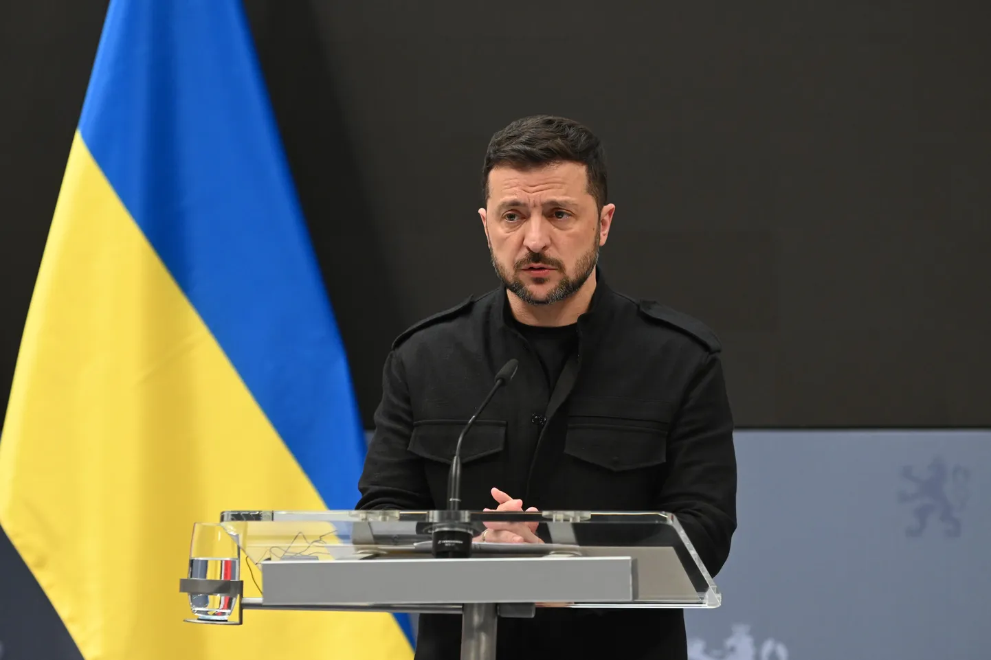 Ukraina president Volodõmõr Zelenskõi 5. mail Prahas.