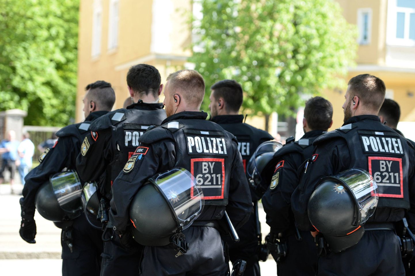 Politseioperatsioonis osalesid teiste seas ka Müncheni politseijõud.