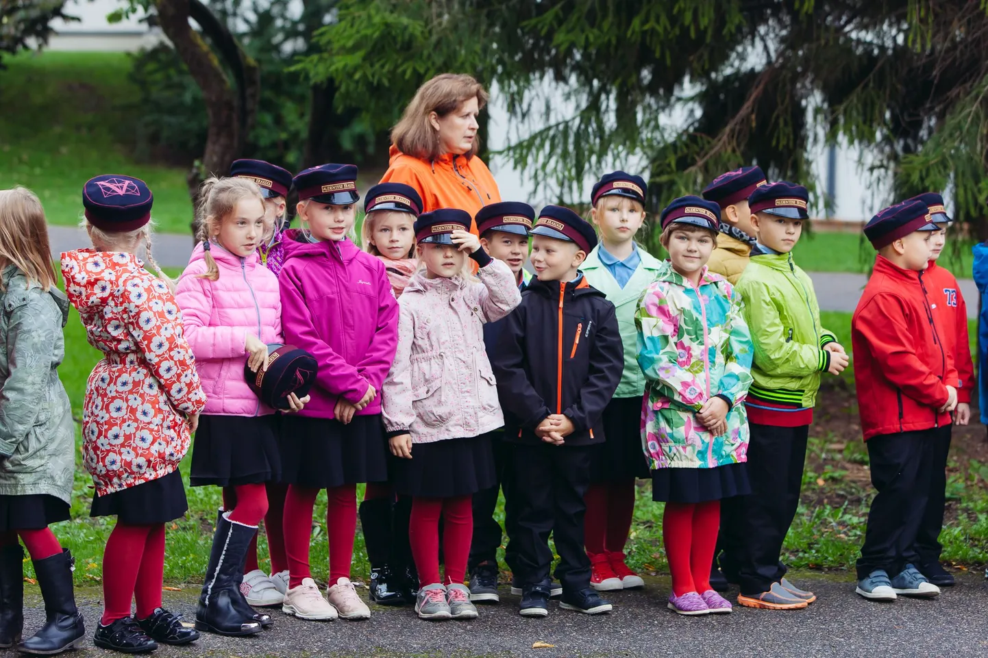 Audentese erakooli õpilased.