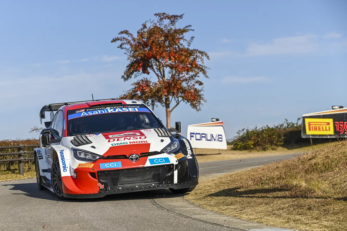 Toyota GR Yaris Rally1-auto. Pilt on illustratiivne.