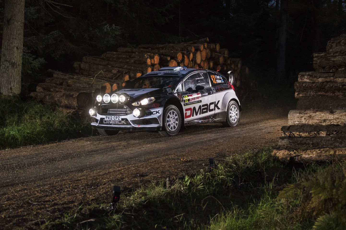 Ott Tänak ja Raigo Mõlder 2016. aasta Walesi rallil.
