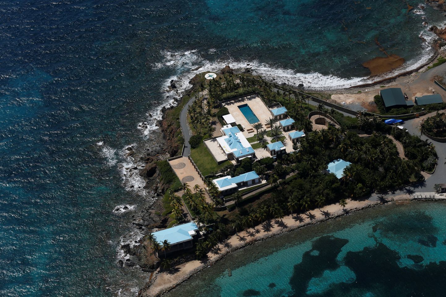 Jeffrey Epsteini villa Kariibi mere Little St. Jamesi saarel