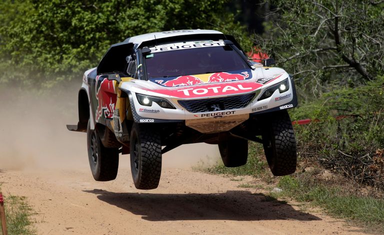 Tänavuse aasta alguses lõpetas Loeb Dakari ralli teise kohaga. FOTO: Reuters / Jorge Adorno / Scanpix