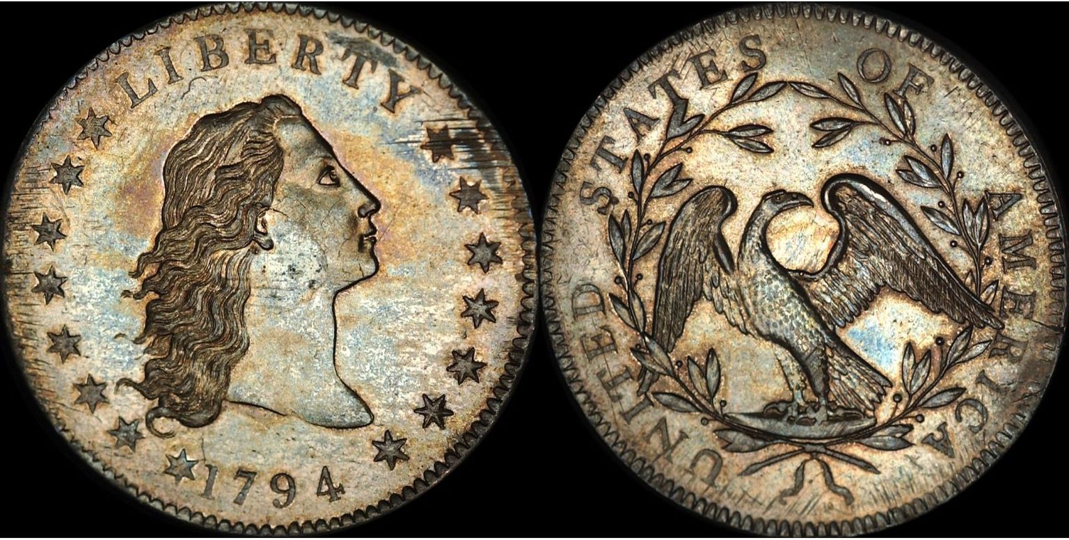 Самая дорогая монета в мире - первый американский доллар.