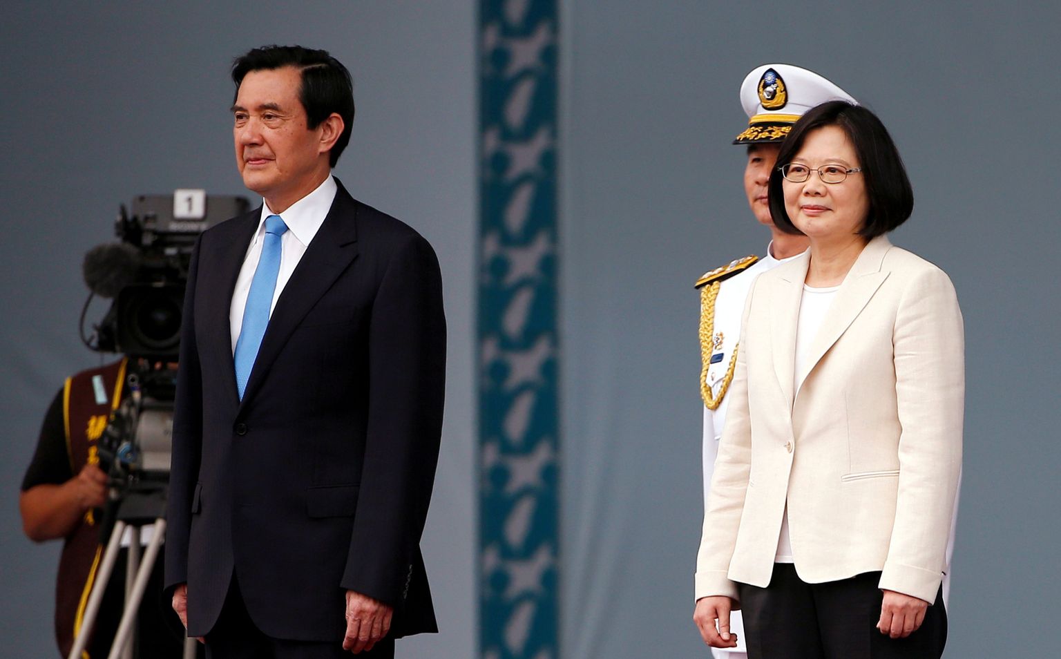 Taiwani riigipea Tsai Ing-wen ja endine president Ma Ying-jeou.