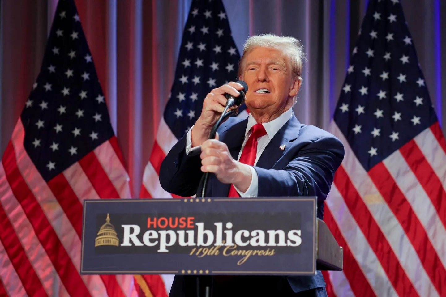 USA presidendiks valitud Donald Trump 13. novembril 2024. aastal.