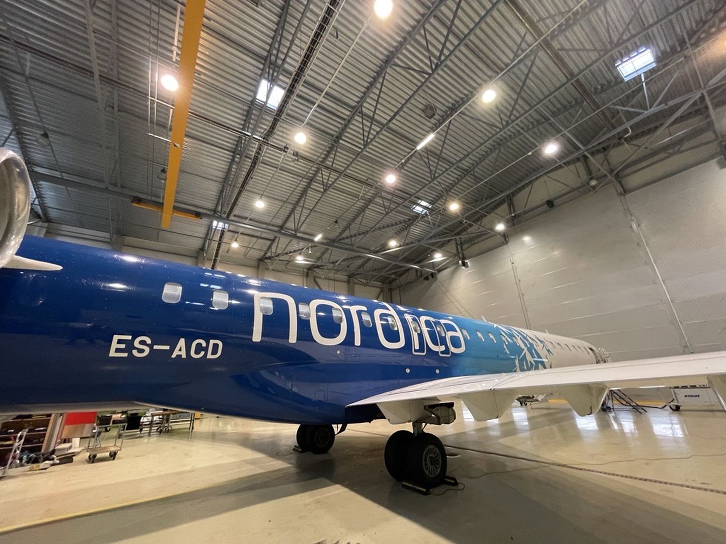 Nordica lennukid ei lenda tänapäeval Eesti vahet, käies siin vaid hoolduses. FOTO: Nordic Aviation Group