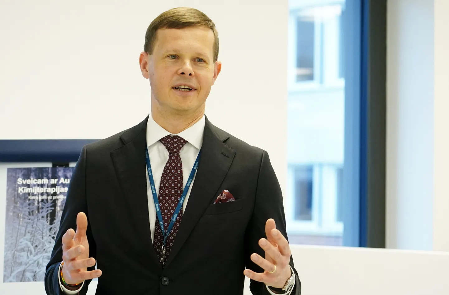 Rīgas Austrumu klīniskās universitātes slimnīcas (RAKUS) valdes priekšsēdētājs Normunds Staņēvičs.
