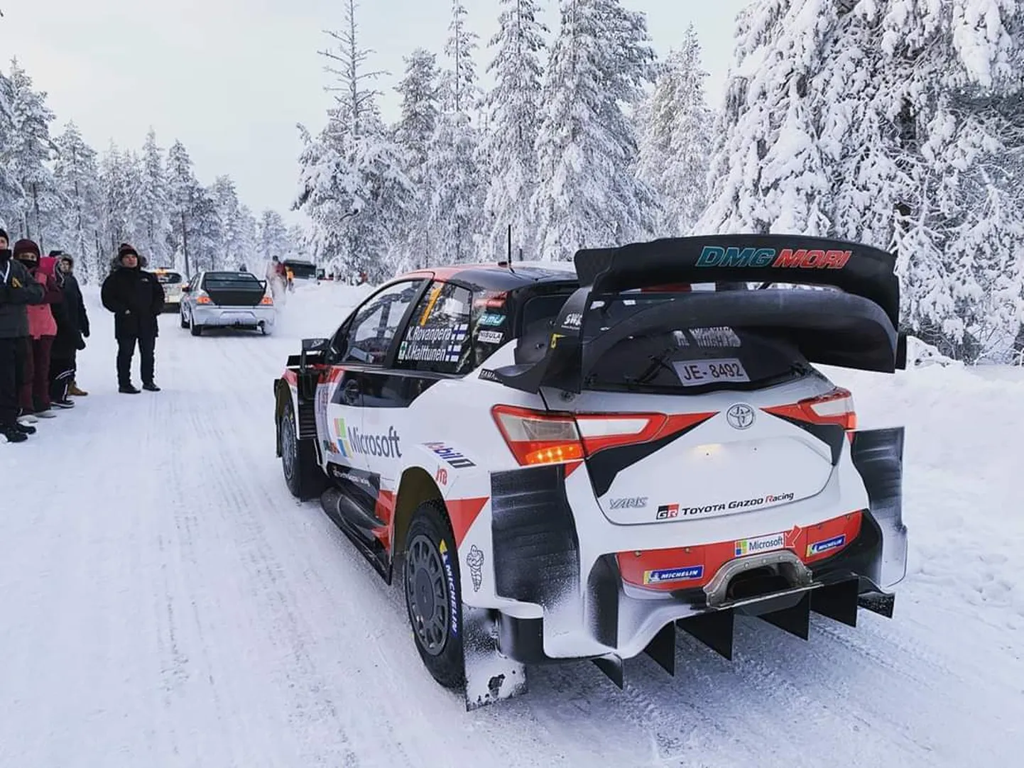 Kalle Rovanperä Lapimaal.