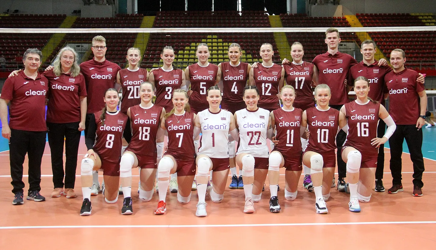 Latvijas sieviešu volejbola izlase piekāpjas Austrijas valstsvienībai
