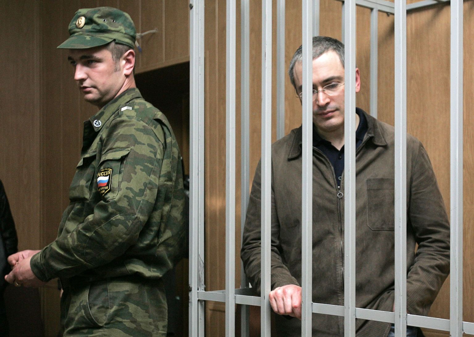 Vangis istuv ettevõtja Mihhail Hodorkovski oli kunagi Venemaa rikkaim mees.