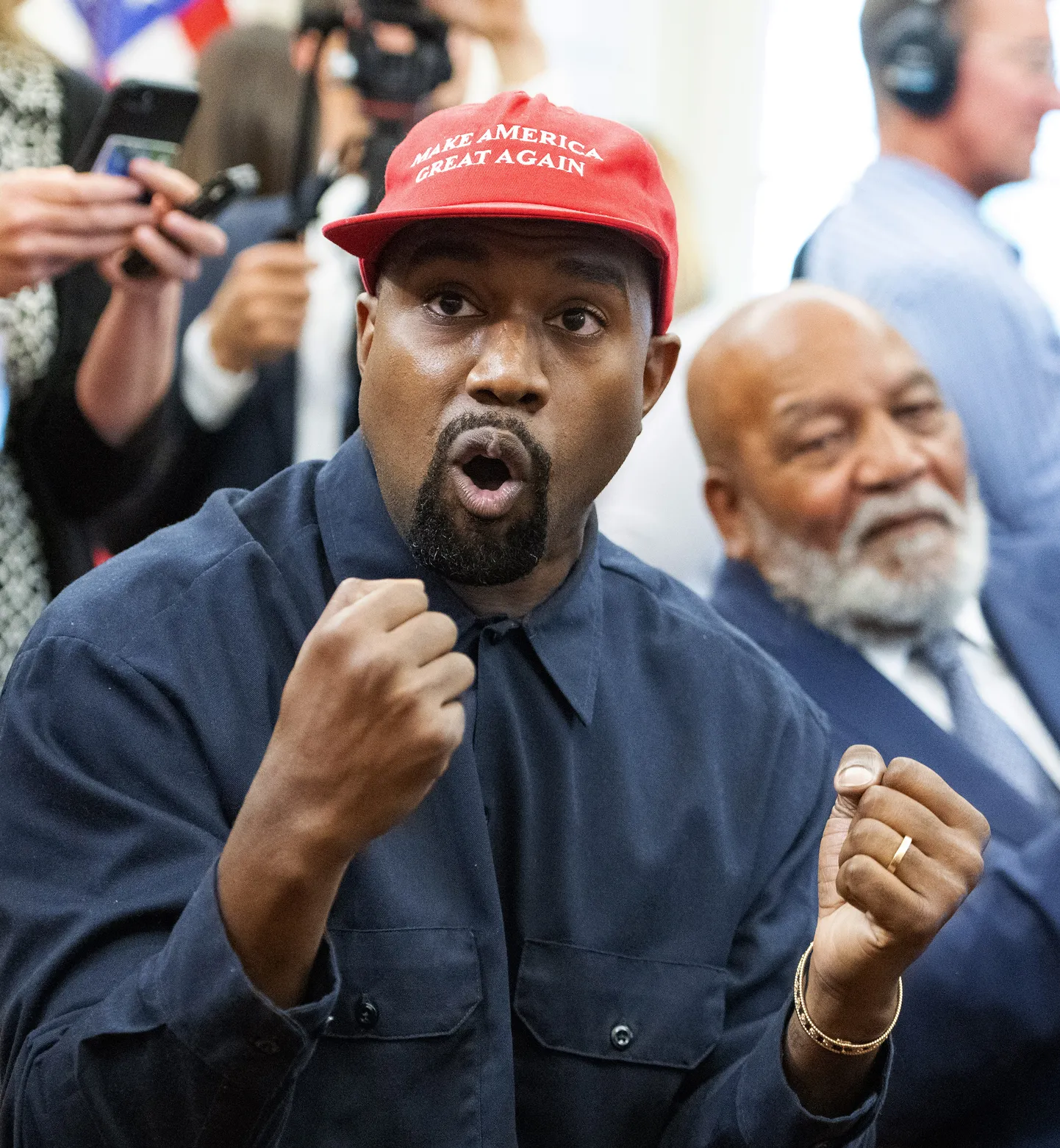 USA räppar Kanye West.