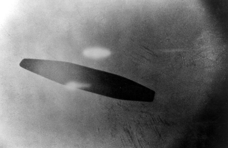 1960. aastatest pärit foto, millel on väidetavalt ufo