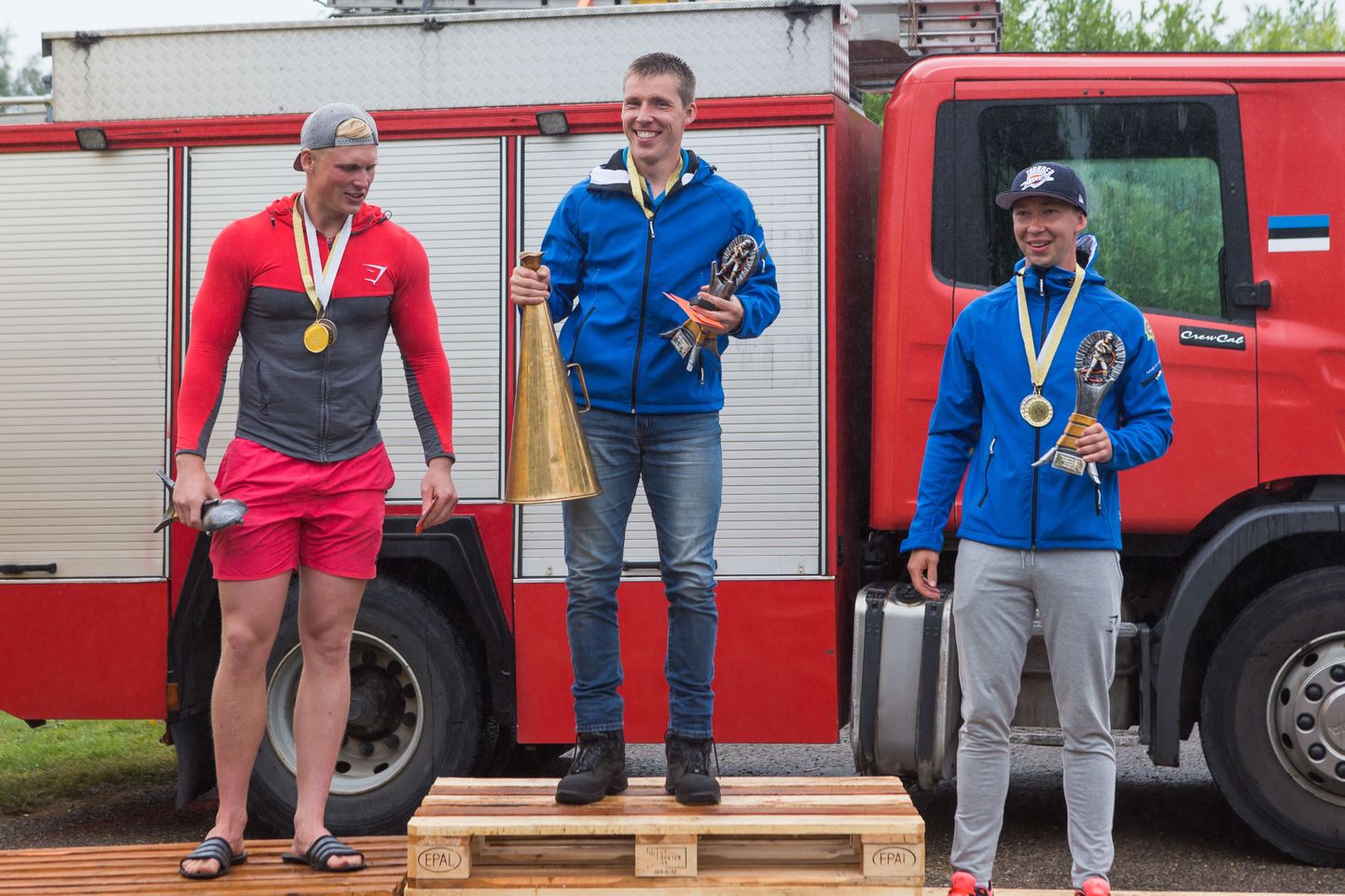 Pritsumees 2017 võistluse parimad. Esikoha sai Tõrva komando pealik Alor Kasepõld, kolmas oli tema komandokaaslane Kristjan Mikk.