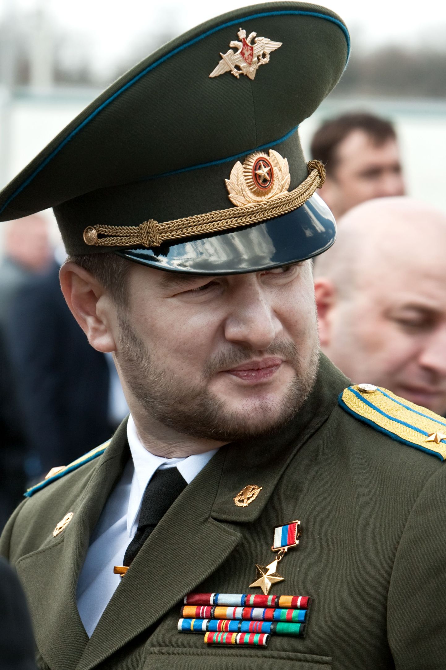 Vene relvajõudude peastaabile otse allunud kurikuulsa Tšetšeenia eliitpataljoni Vostok komandör Sumil Jamadajev dateerimata fotol.