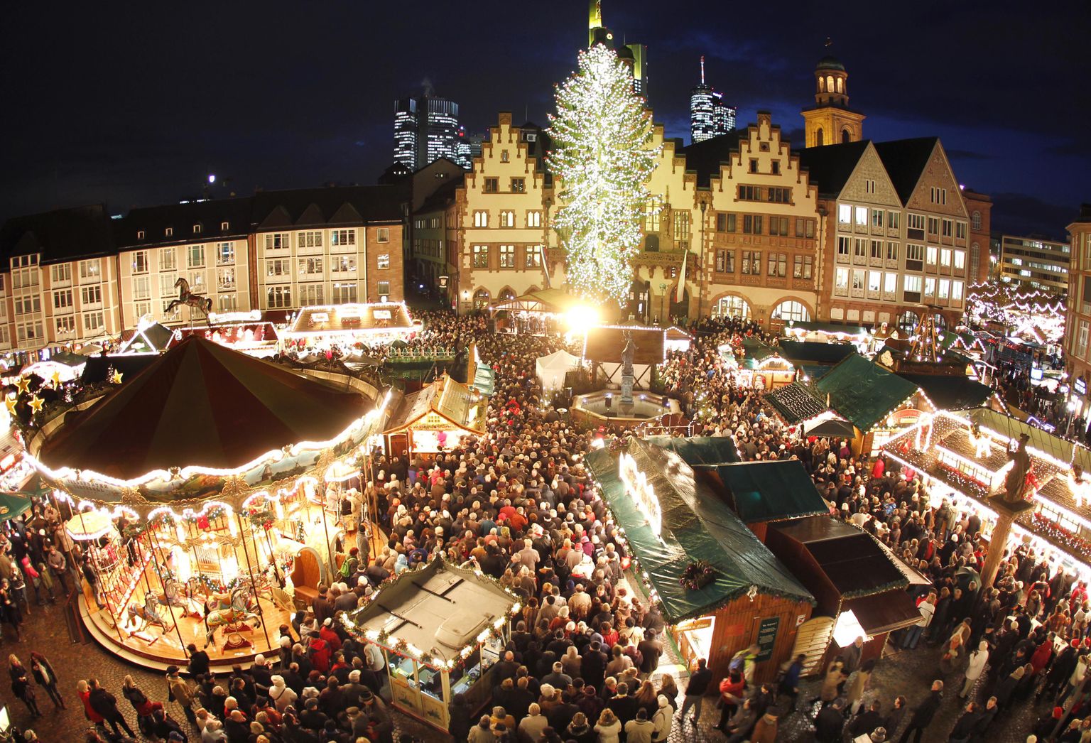 Frankfurdi jõuluturg.