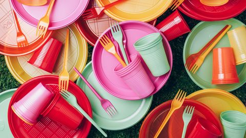 Литва вводит плату за использование одноразовой пластиковой посуды