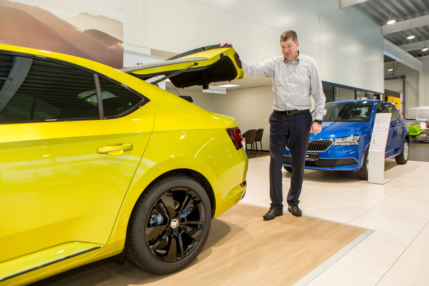 Škodasid müüva Warma Auto müügijuht Aivar Johanson.