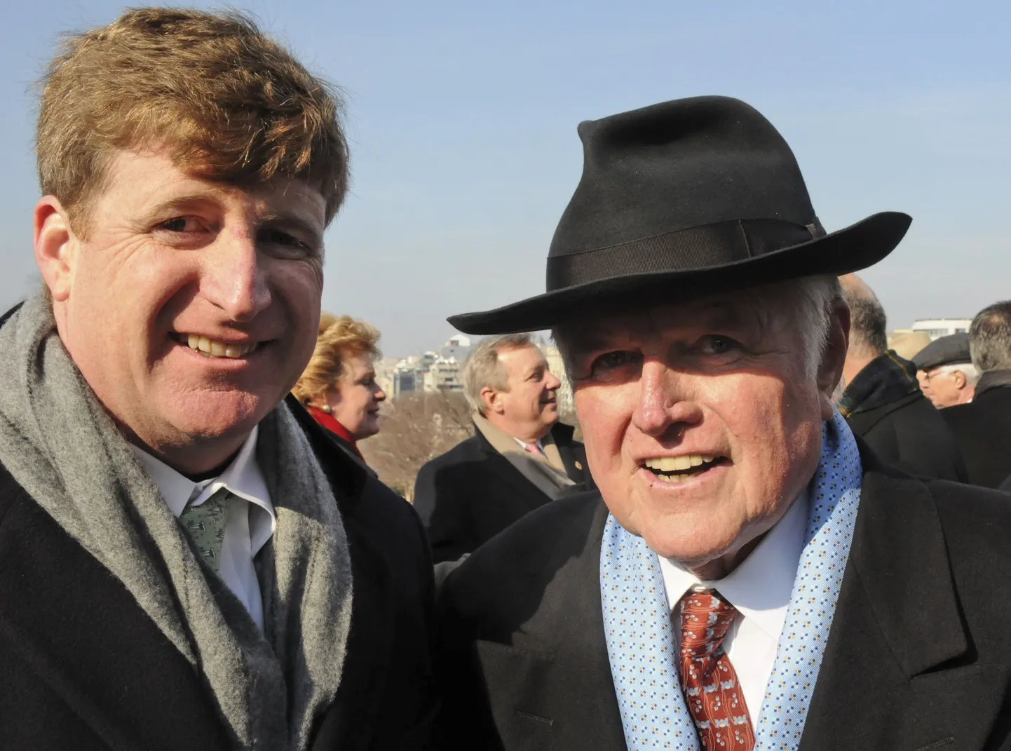 Patrick Kennedy koos oma isa Edward Kennedyga. Foto on tehtud 20. jaanuaril 2009.