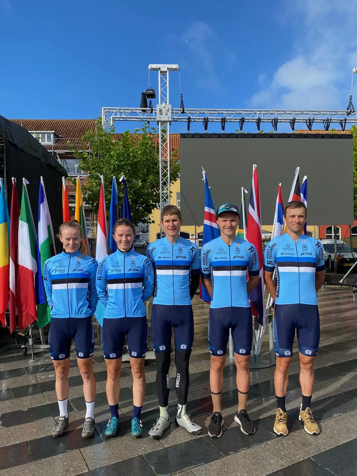 Vasakult Liisa Ehrberg, Janelle Uibokand, Peeter Tarvis, Josten Vaidem ja Peeter Pruus.
