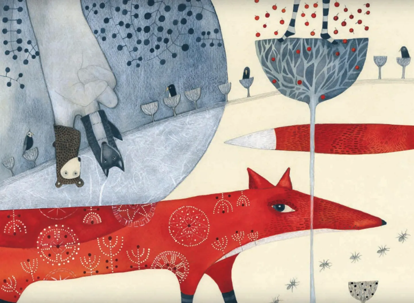 Illustratsioon raamatust «Ennemuistsed jutud Reinuvader Rebasest».