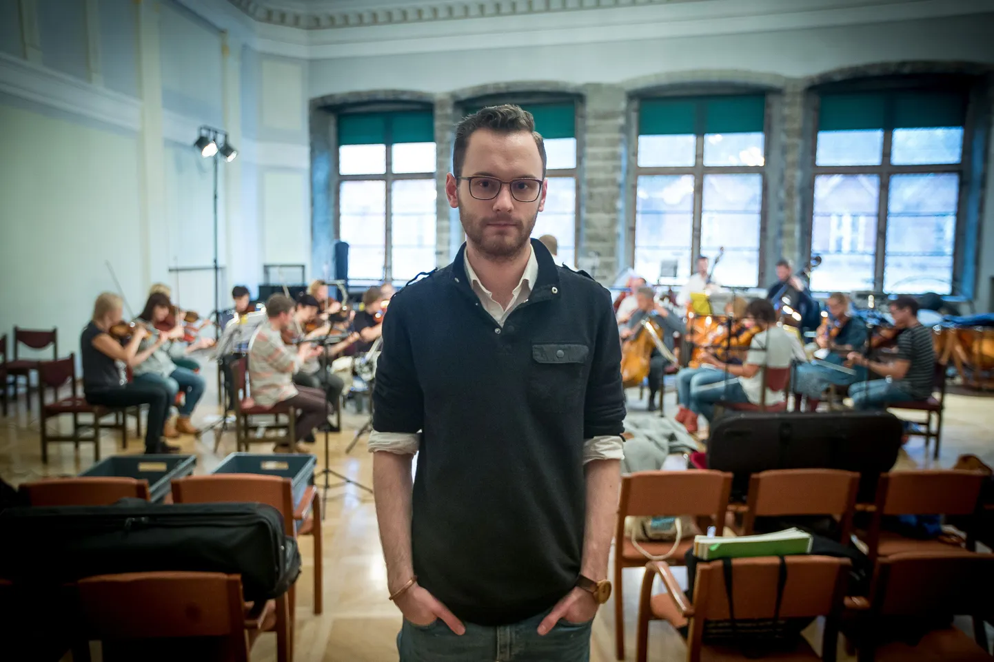 Jonas Tarm "Pagulane merel" proovis Mustpeade majas.