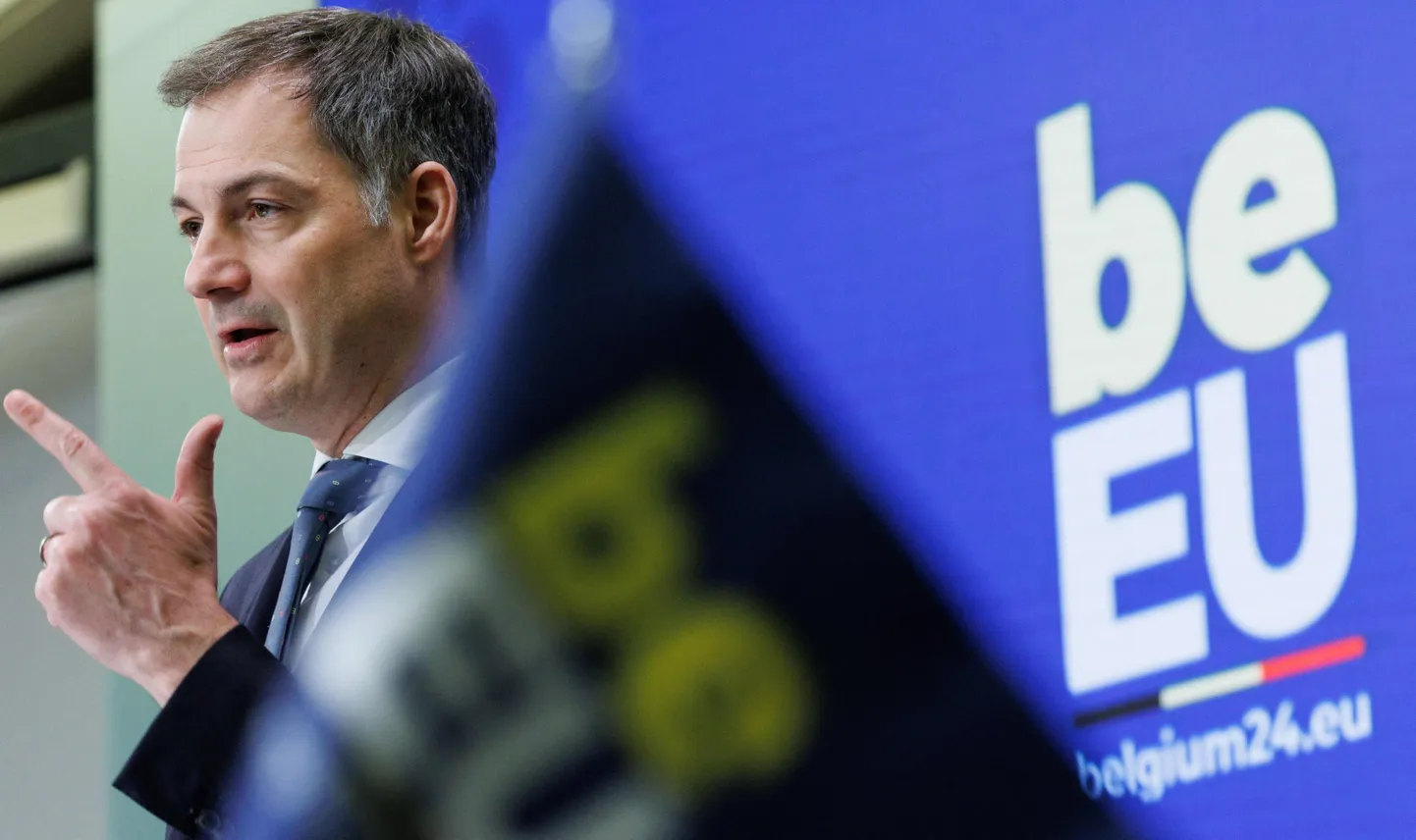 Belgia peaminister Alexander De Croo.