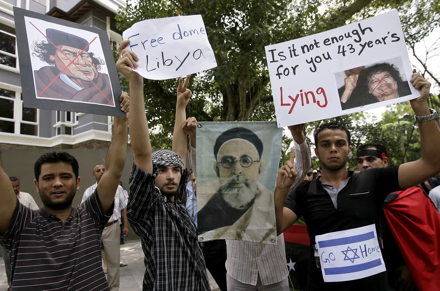 Protestijad Liibüas.