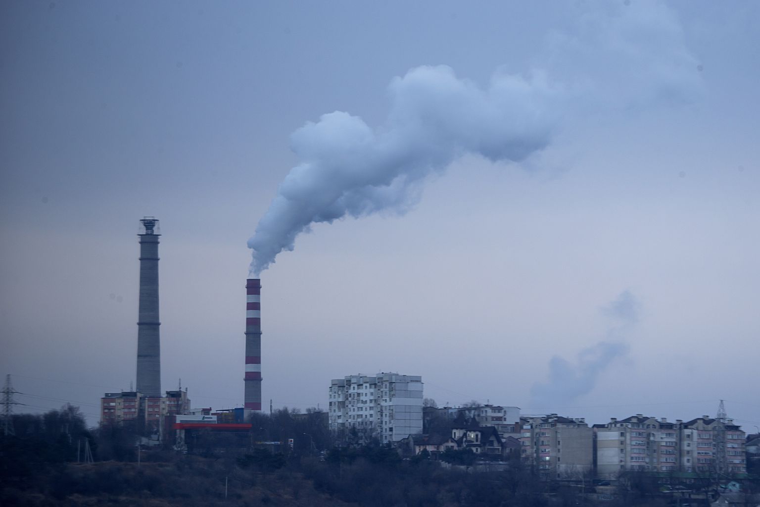 Elektrijaam Chișinăus, Moldovas.