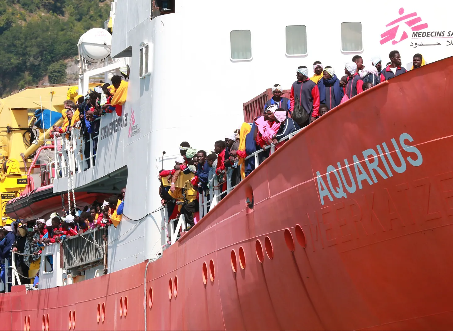 Päästelaev Aquarius.