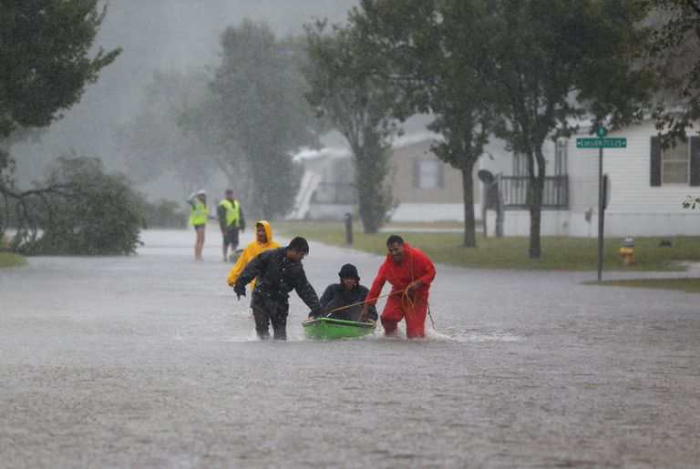 Orkaan Florence tõi kaasa üleujutuse
