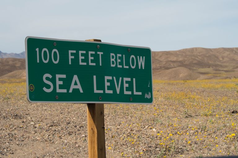 Silt Surmaorus, mis teatab, et see koht on 30 meetrit merepinnast madalamal