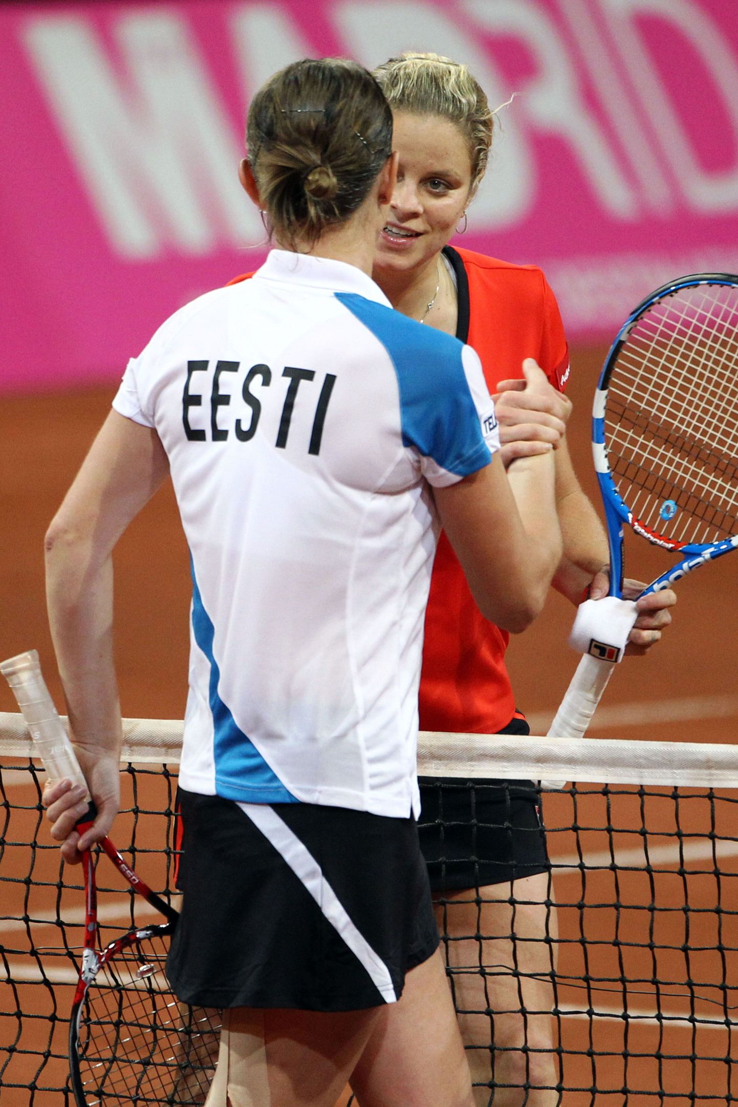 Kim Clijsters ja Maret Ani.
