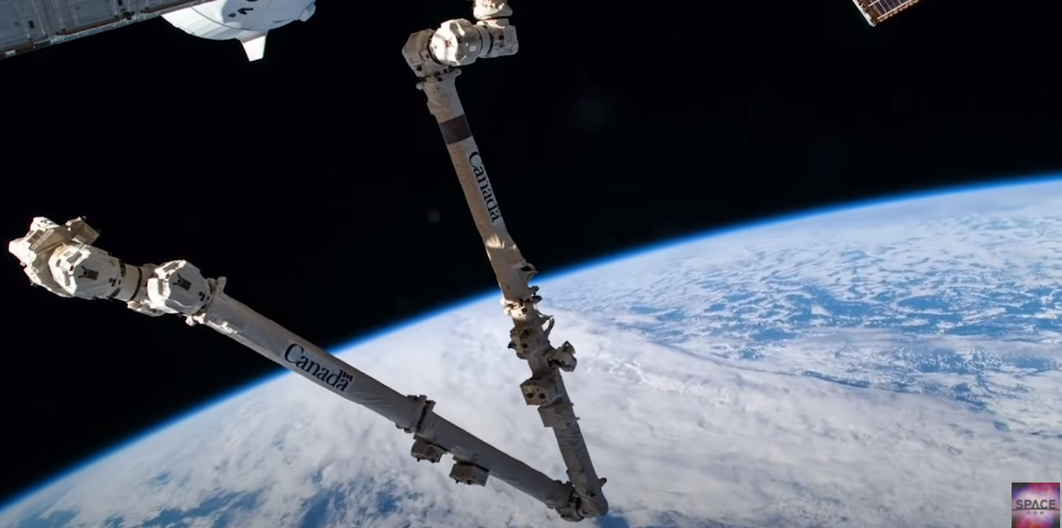Rahvusvahelise kosmosejaama ISS robotkäsi Canadarm2