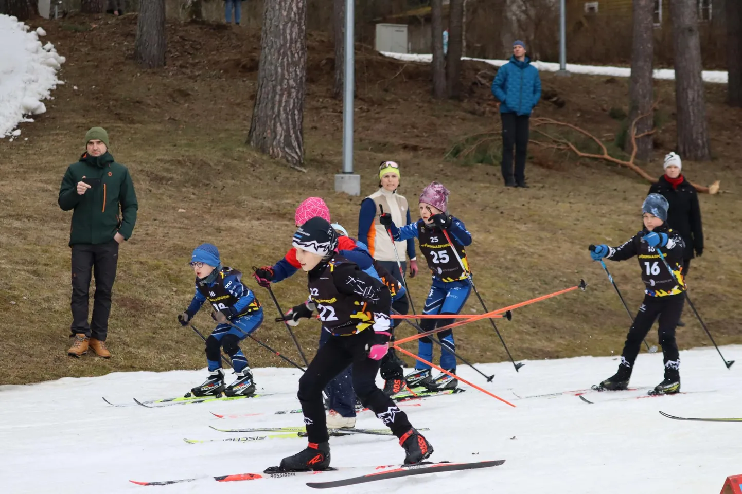 Kuigi talv oli lumevaene, sõideti ka viies etapp veel üpris korralikul lumel.