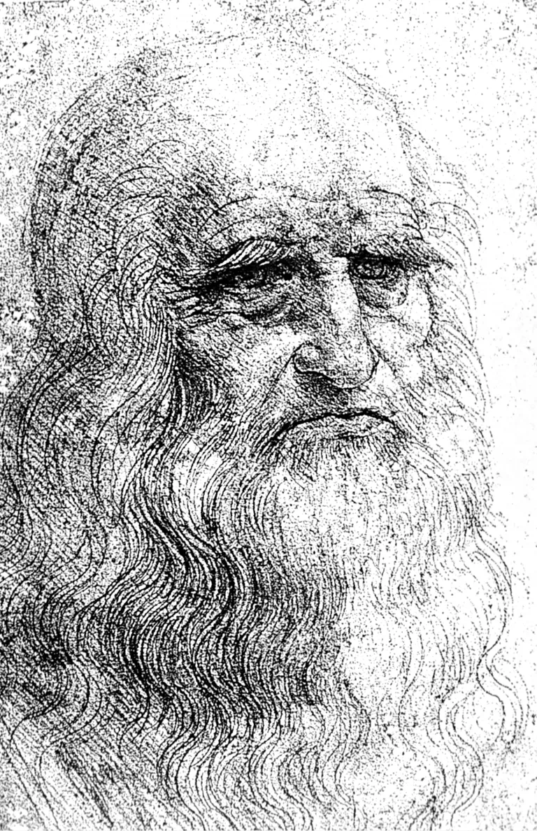 Leonardo da Vinci portree, millel ta on vanemaealisena