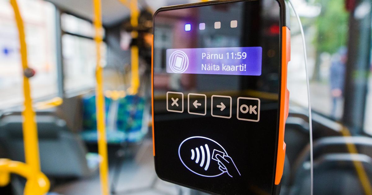 Tänasest saab ühissõidukis valideerida telefoniga