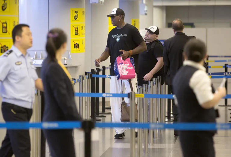 Dennis Rodman teel Põhja-Koreasse