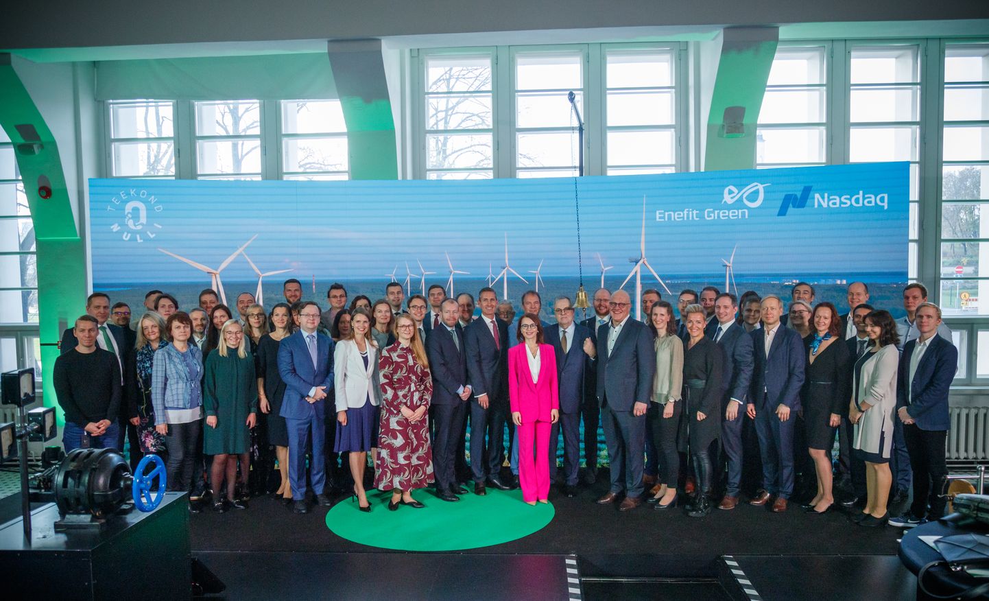 21.10.2021, Tallinn
Enefit Green aktsia esimese kauplemispäeva tähistamine Energia Avastuskeskuses.
Foto Mihkel Maripuu, Postimees