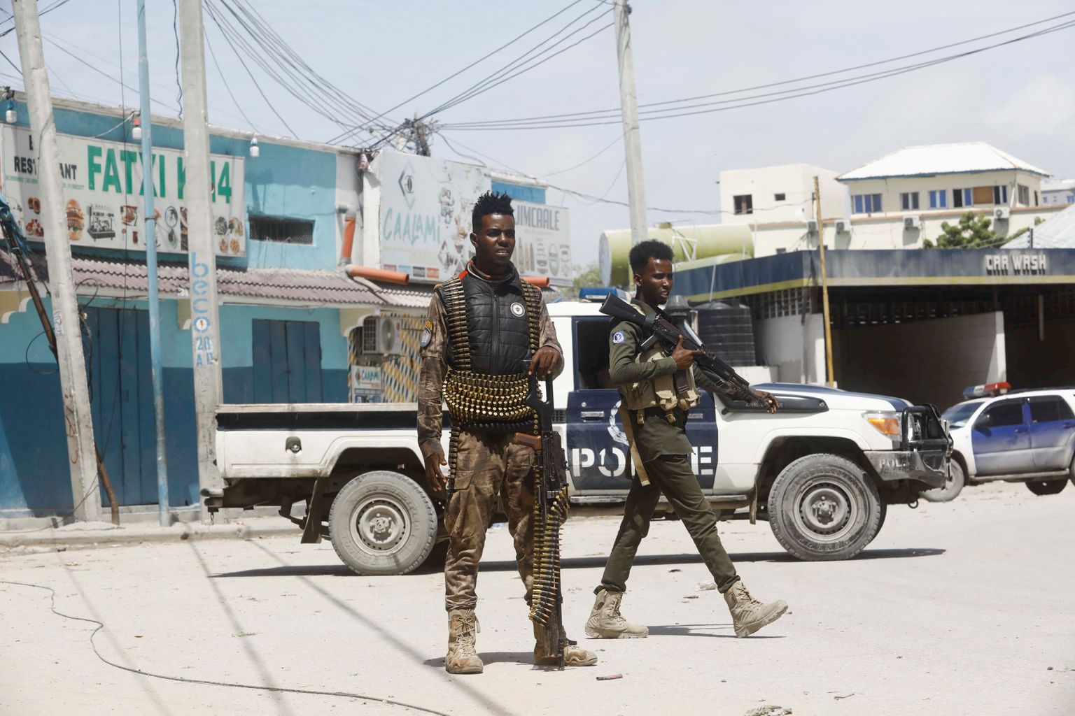 Somaalia politseinikud. Pilt on illustreeriv.