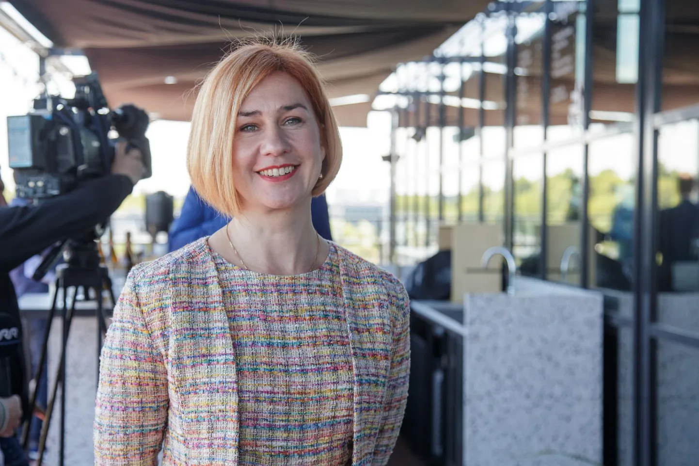 02.06.2021, Tallinn Lavly Perling teatas kandideerimisest erakonna Isamaa juhiks. Foto Mihkel Maripuu, Postimees FOTO: Mihkel Maripuu