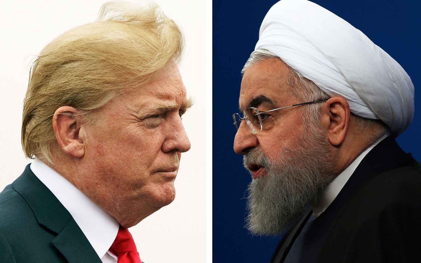 Irānas un ASV prezidenti Hasans Ruhani un Donalds Tramps