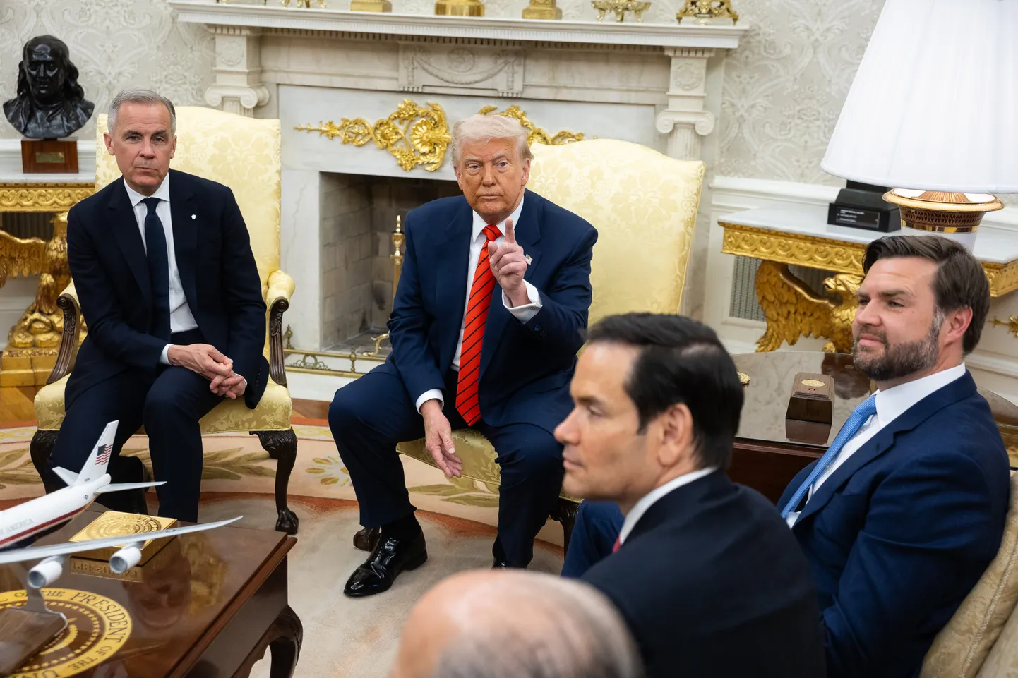 Kanada peaminister Mark Carney 6. mail Valges Majas kohtumisel USA presidendi Donald Trumpiga.