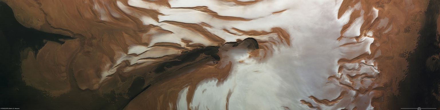Marsi põhjapoolus NASA fotol