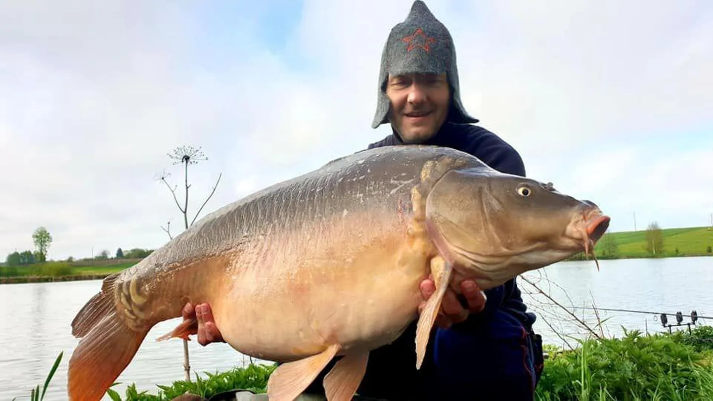 Rene Martini püütud seekordne rekordkala kaalus 19,1 kilogrammi.