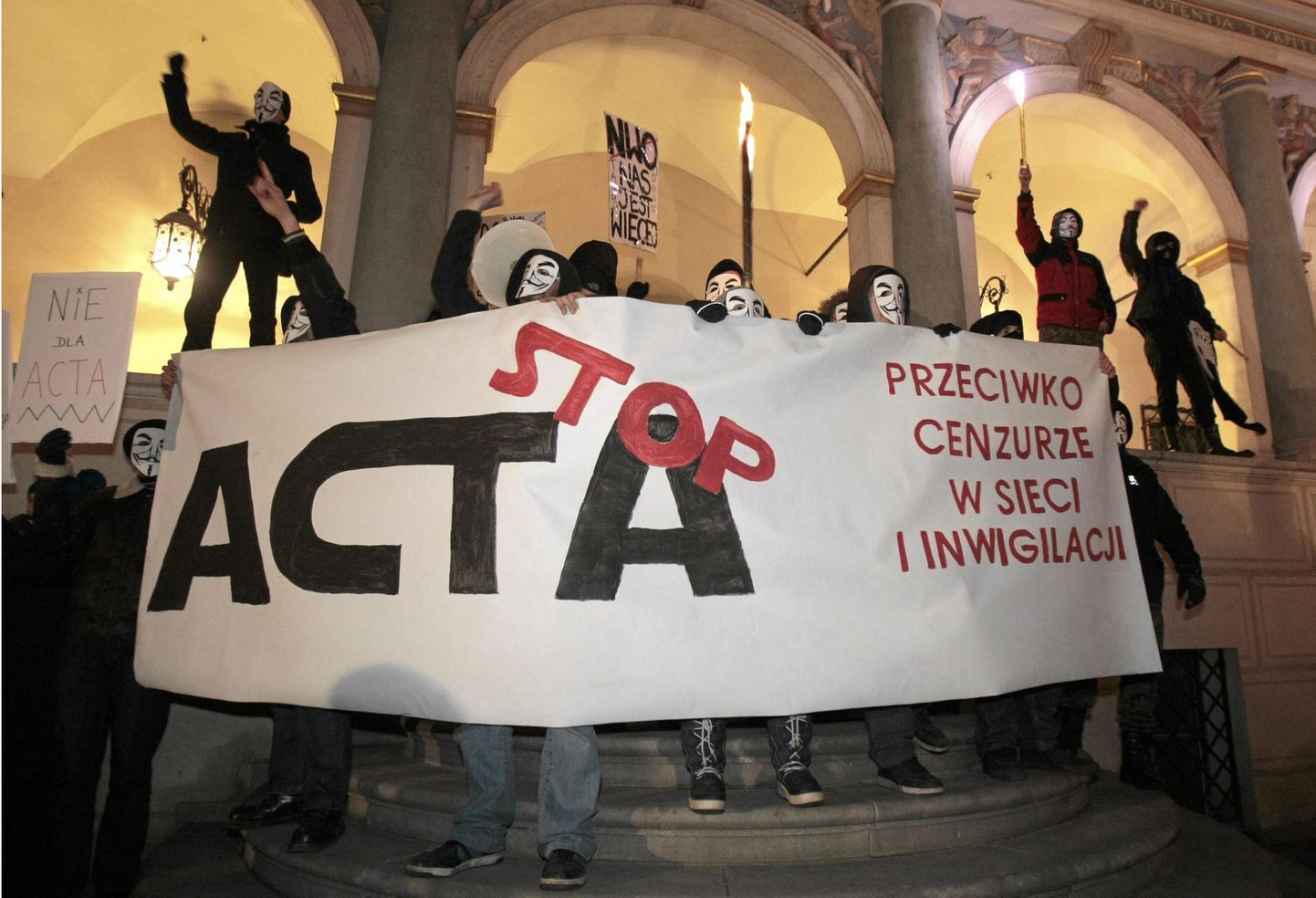 ACTA-vastane meeleavaldus.