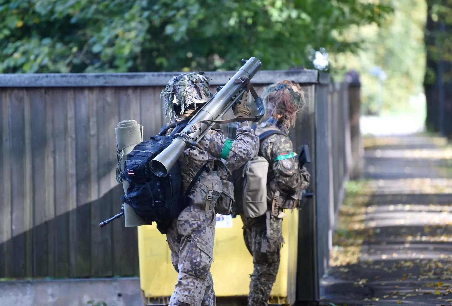 Militāro mācību cikls "Namejs 2022" pilsētvidē
