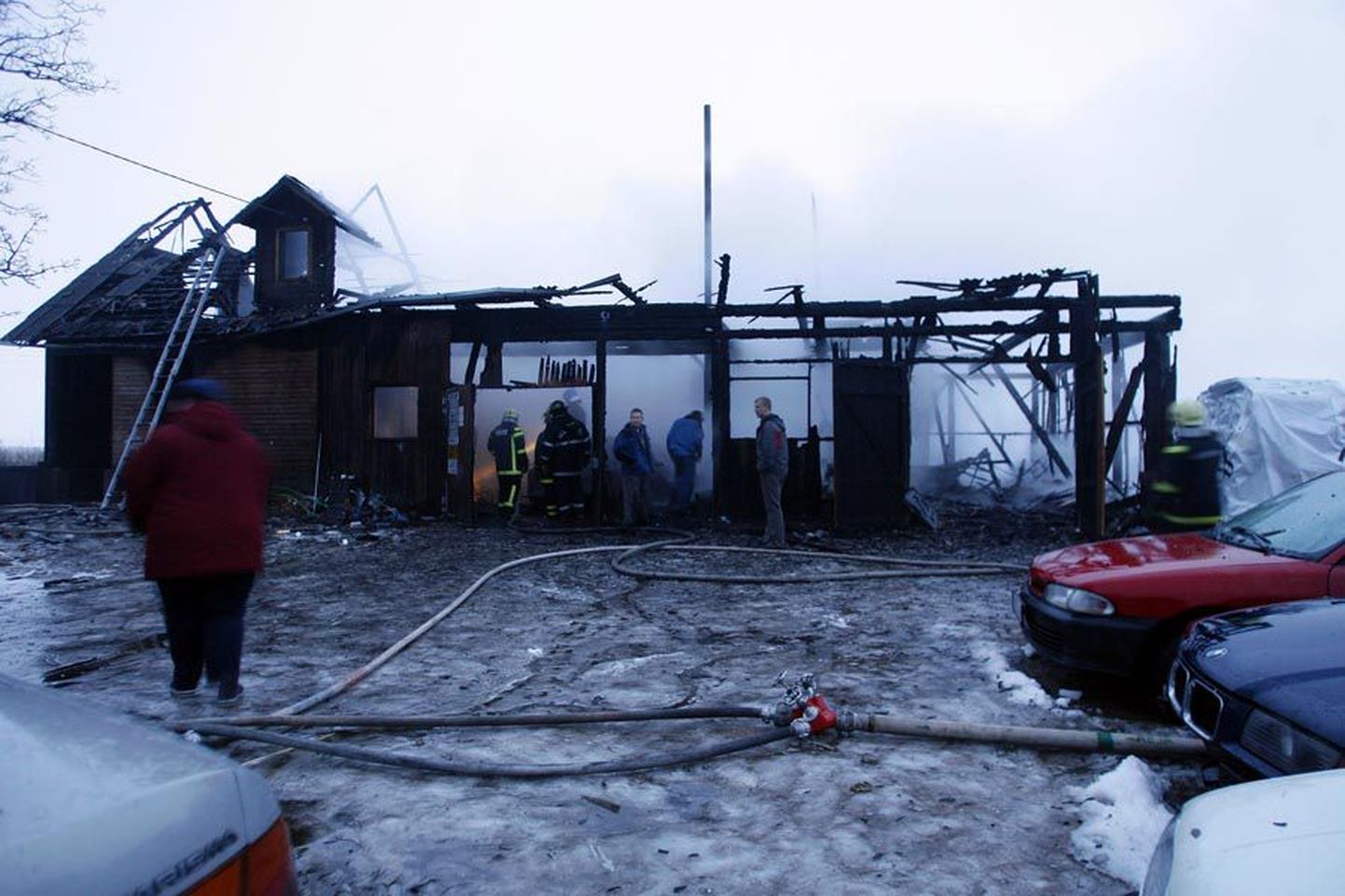 Põleng hävitas noore pere ettevõtte, mille alustuseks oli võetud laen.