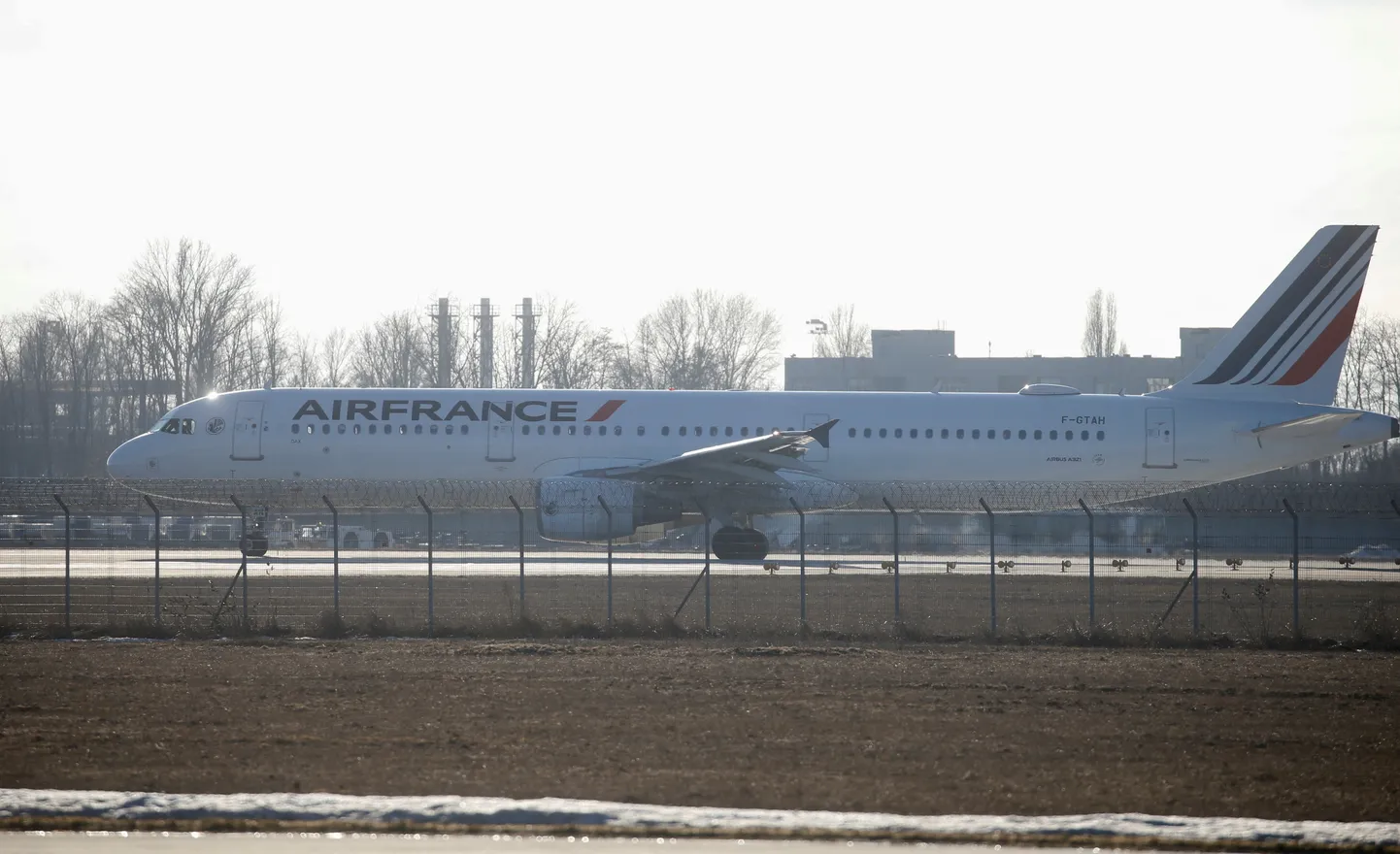 Air France'i lennuk Borõspili rahvusvahelisel lennuväljal Kiievis.