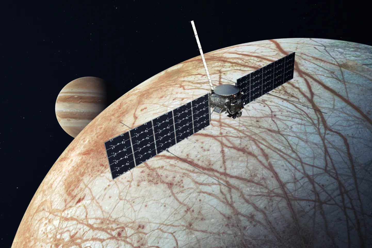 Europa Clipper stardib mitte varem kui 10. oktoobril 2024 NASA Kennedy kosmosekeskusest. Kosmoselaev jõuab Jupiterini 2030. aastal ja alustab sealt oma põhjalikku uurimustööd.